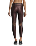 Captain Ankle Tight Leggings, Liquid Burgundy