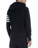Four-Stripe Hoodie Sweatshirt