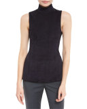 Eulia Tilde 2 Suede Mock Neck Top
