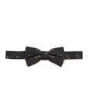 Monster Eyes Bow Tie, Black
