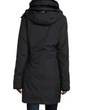 Faux Fur-Trimmed Parka, Black