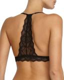 Adeline Racerback Lace Bralette, Black