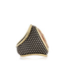 Thimble Cornelian Cameo Ring, Size 7
