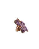 18K Rose Gold & Diamond Butterfly Wrap Ring