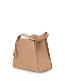 Alex Medium Bucket Tote Bag, White/Tan