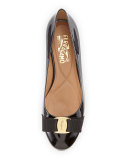 Varina Patent Ballerina Flat, Nero