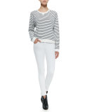 Mid-Rise Super Skinny Jeans, Bright White