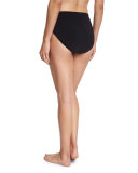 Classic Jersey Brief Swim Bottom, Black