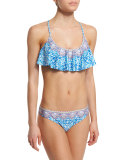 Seaside Tile Printed Coverup Pants