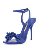 Lilico Floral Leather Sandal, Royal