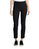 Seamed Cotton-Stretch Trousers