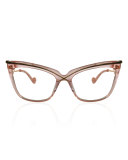 Lusciousness Divine Cat-Eye Optical Frames, Pink