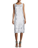 Lola Sleeveless Fil Coupe Dress