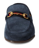 Suede Horsebit Loafer