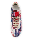 Replica Low-Top Tie-Dye Rubber Sneaker