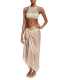 Ava Printed Sarong Coverup, Romance