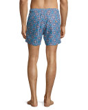 Cadiz Multi-Print Retro Swim Trunks, Multi