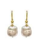 12mm Baroque Pearl Drop Earrings