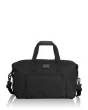 Alpha Black Double Expansion Travel Satchel