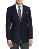 G-Line New Textured Two-Button Sport Jacket, Navy