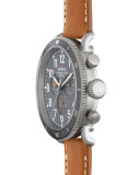 48mm Runwell Sport Chronograph Watch, Tan/Slate/Blue
