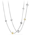 DY Logo Chain Necklace with Gold