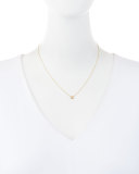 Pavé Diamond Initial Pendant Necklace