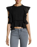 Hacienda Tiered Ruffle Top