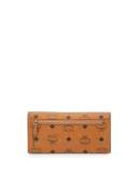 Heritage Large Tri-Fold Wallet, Cognac