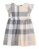 Gertrude Cap-Sleeve Dress, Tangerine, Infant/Toddler