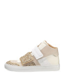 Glitter High-Top Sneaker