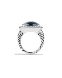 Albion Ring with Blue Topaz and Diamonds