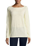 Classic Long-Sleeve Slubby Top