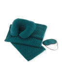 Cashmere Cable-Knit Travel Gift Set