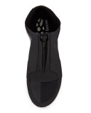 X-Ray Men's Zip-Front Low-Top Sneaker, Black