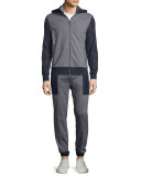 Jaspe Colorblock Zip-Up Hoodie
