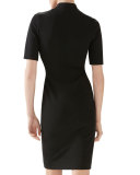 Compact Viscose Jersey Dress