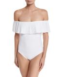 Josephine Off-the-Shoulder One-Piece Swimsuit