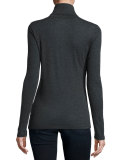 Cotton/Cashmere Long-Sleeve Turtleneck