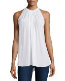 Paris Halter-Neck Top, Ivory