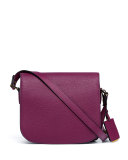 Patricia Small Leather Crossbody Bag, Purple