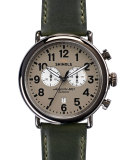 47mm Runwell Chronograph Watch, Green