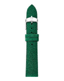 18mm Stingray Strap, Pine Green