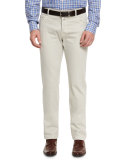 Twill Five-Pocket Pants, Tan