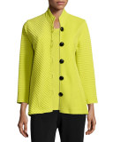 Wool Ottoman Easy Jacket, Plus Size 