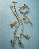 "Rhodes" Toggle Bracelet, 7.5"