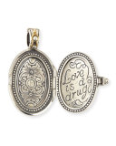 18K Ornate Oval Locket Enhancer