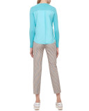 Franca Striped Ankle Pants, Multi