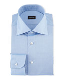 Solid Cotton Dress Shirt, Chambray