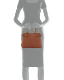 Banner House Check Derby Tote Bag, Tan